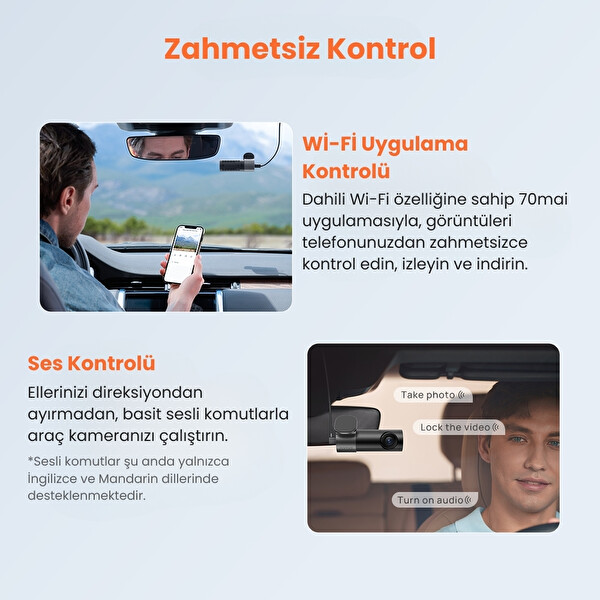 70Mai M310 3K Ön Araç Kamerası