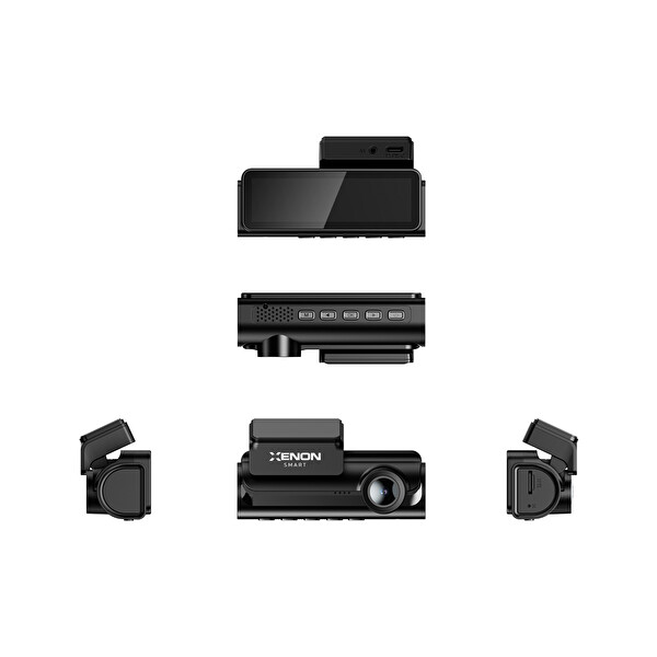 Xenon Smart Titan Çift Araç Kamerası 2K 1080P Arka GPS 5.8GHz WiFi 3.59