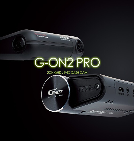 Gnet GON2 Pro 2K QHD Wi-Fi 2 Kameralı Araç Kamerası