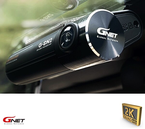 Gnet GON2 Pro 2K QHD Wi-Fi 2 Kameralı Araç Kamerası