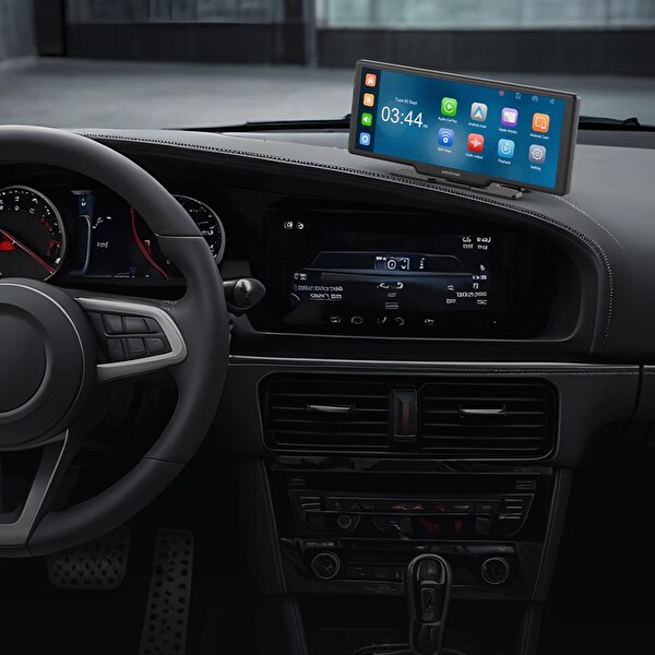 Polosmart PSM700 Araç İçi Akıllı Ekran Ön ve Arka Kameralı Kablosuz Carplay ve Android Auto Destekli