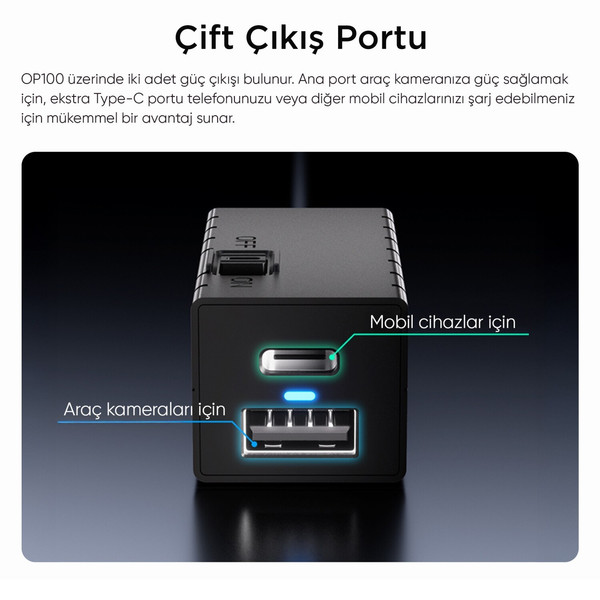 Viofo OP100 OBD Park Modu Bağlantı Kiti