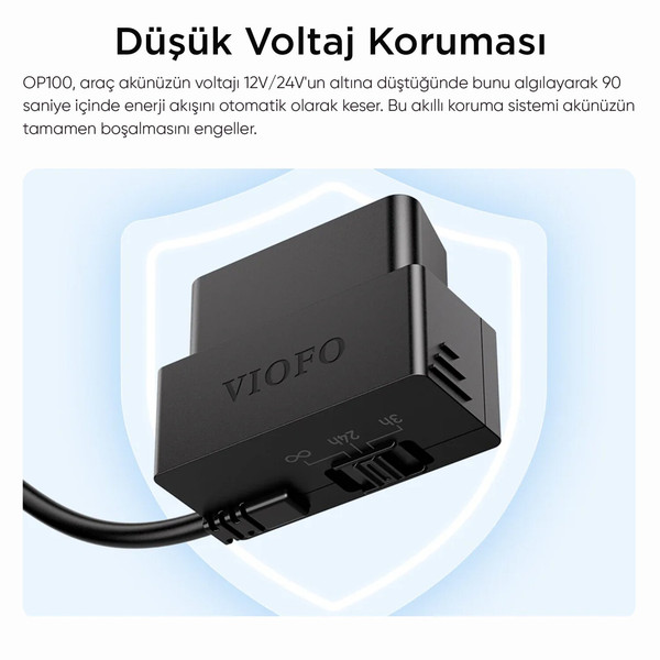 Viofo OP100 OBD Park Modu Bağlantı Kiti