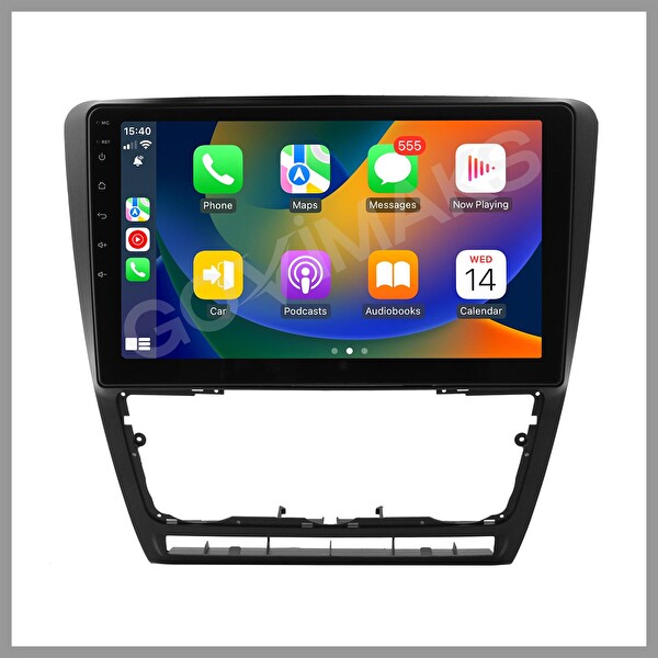 Govimaks Skoda Octavia 2005-2012 Uyumlu Siyah 6 GB RAM 128 GB Hafıza Android Multimedya Teyp