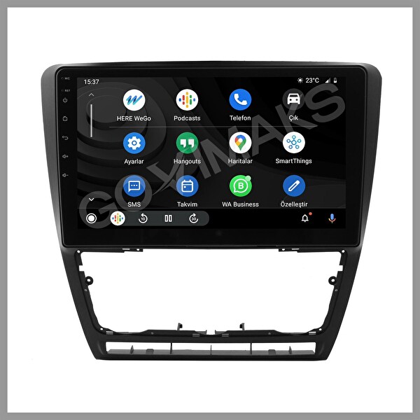 Govimaks Skoda Octavia 2005-2012 Uyumlu Siyah 6 GB RAM 128 GB Hafıza Android Multimedya Teyp