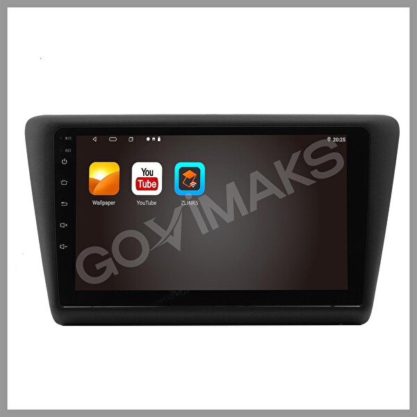 Govimaks Skoda Rapid 2013-2018 Uyumlu 2 GB RAM 32 GB Hafıza Android Multimedya Teyp
