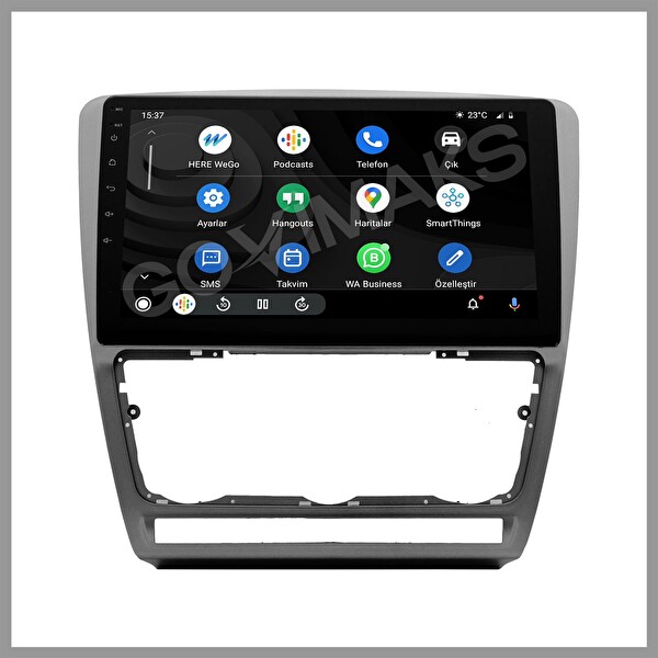Govimaks Skoda Octavia 2005-2012 Uyumlu Gri 2 GB RAM 32 GB Hafıza Android Multimedya Teyp