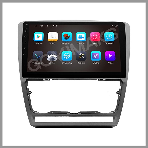 Govimaks Skoda Octavia 2005-2012 Uyumlu Gri 2 GB RAM 32 GB Hafıza Android Multimedya Teyp