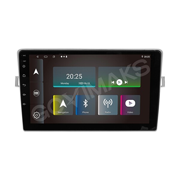 Govimaks Toyota Verso 2010-2017 Uyumlu 4 GB RAM 64 GB Hafıza Android Multimedya Teyp