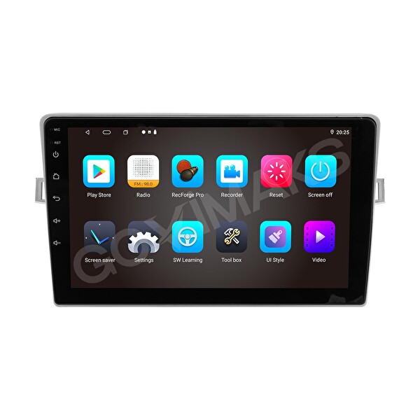 Govimaks Toyota Verso 2010-2017 Uyumlu 4 GB RAM 64 GB Hafıza Android Multimedya Teyp