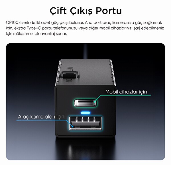 Viofo OP100 OBD Park Modu Bağlantı Kiti - Type-C Park Modu Kablosu