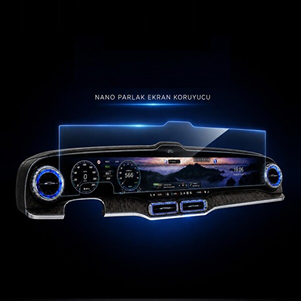 Engo Mercedes GLC İle Uyumlu Ekran Koruyucu 39.1