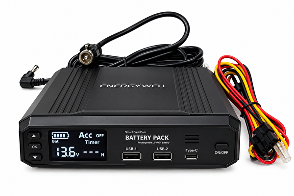 Energywell Battery Pack P6 Araç Kamerası Park Modu Güç İstasyonu