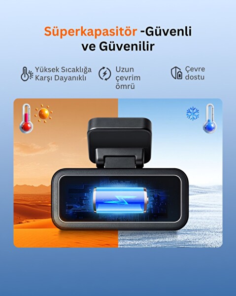 70Mai Dash Cam A410 Neo Araç İçi Güvenlik Kamerası Ön Kamera
