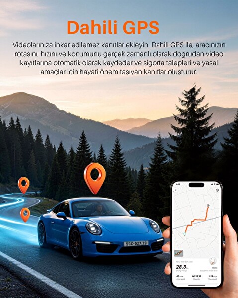 70Mai A210 Ön Araç Kamerası - RC21 Arka Görüş Kamerası Seti