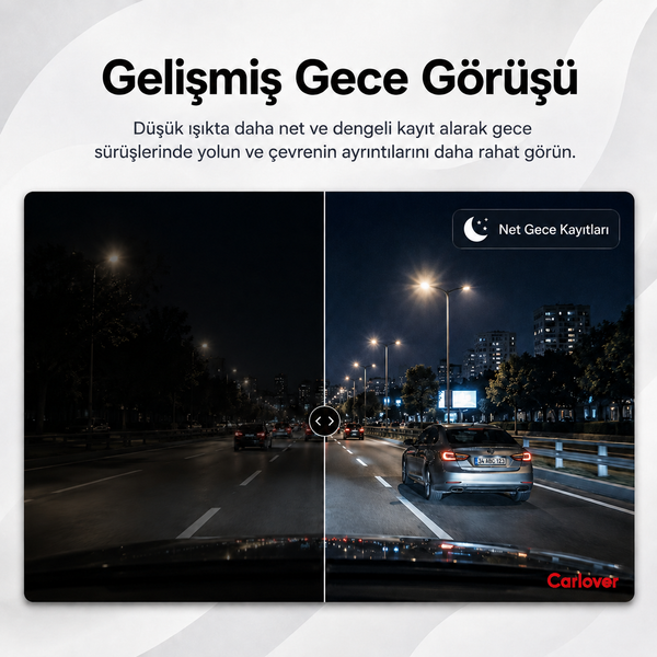 Carlover S12 4K Araç Kamerası