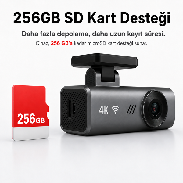 Carlover S12 4K Araç Kamerası