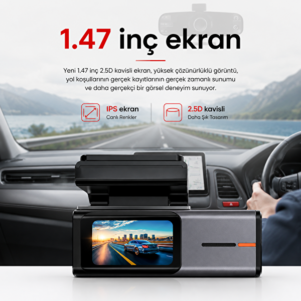 Carlover S2 4K Araç Kamerası