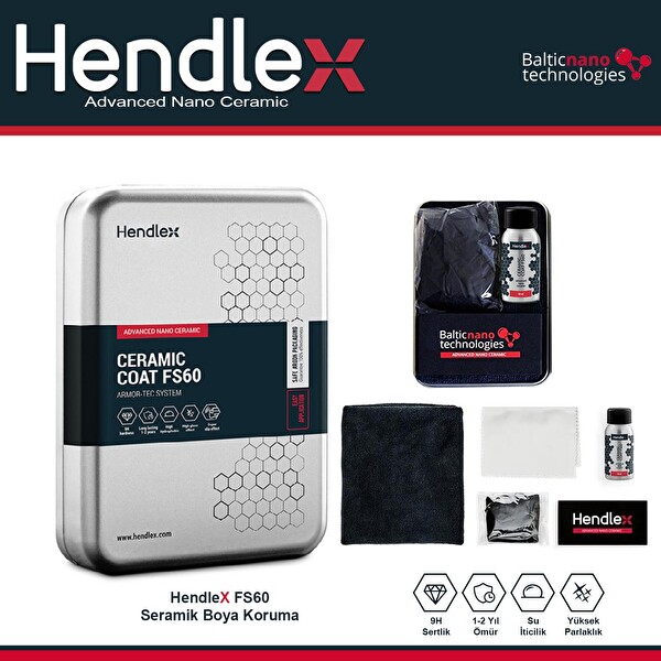 Hendlex Seramik Boya Koruma / FS60S 40ml. Set