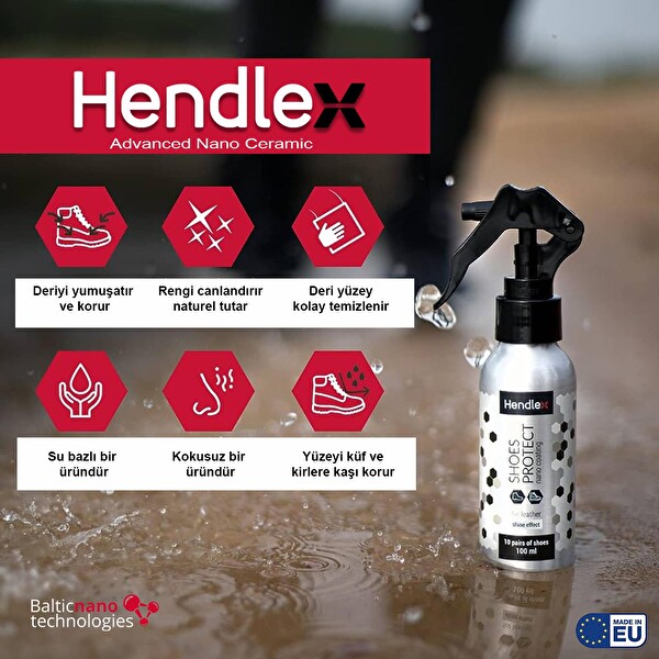 Hendlex Deri Ayakkabı Parlaklığını Koruma Sprey 100ml