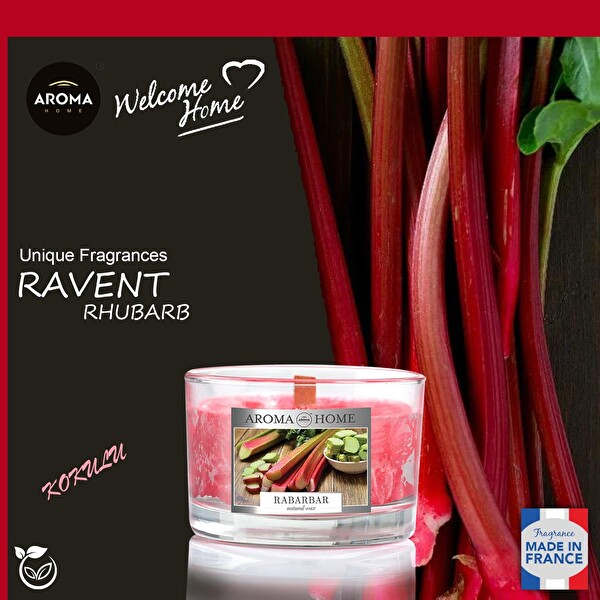 Aroma Unique Fragrances Kokulu Mum Rhubarb 115gr.