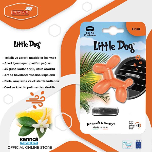 Little Dog Araba Kokusu Fruit-Orange (Portakal Meyvesi)