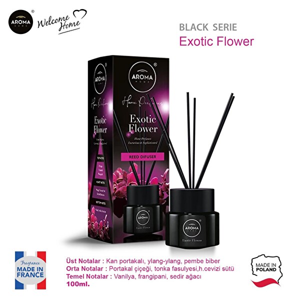 Aroma Home Black Series Likit Koku Exotic Flower 100ml.