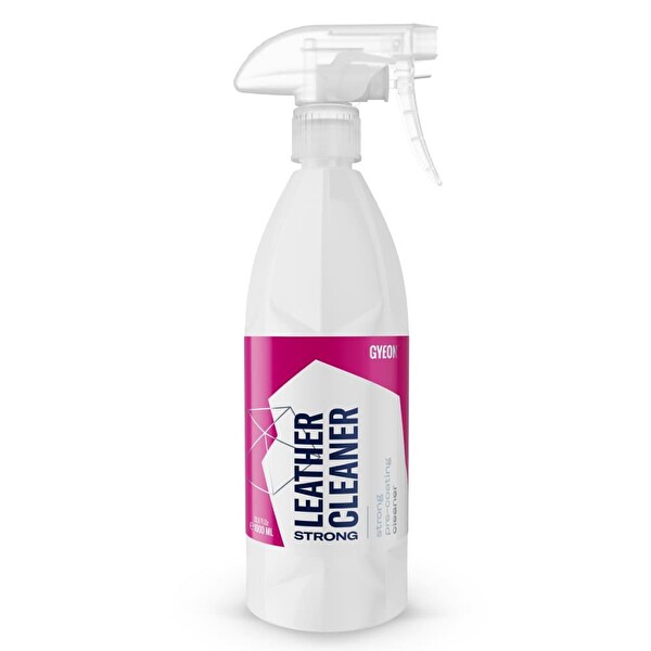 Gyeon Q²M LeatherCleaner Strong Güçlü Deri Temizleyici - 1000 ML - Mat Görünüm Deri Koltuk Temizleme