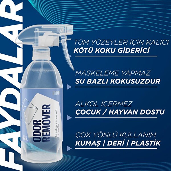 Gyeon Q²M OdorRemover Kötü Koku Giderici Sprey - 500 ML - Çok Amaçlı Geniş Alan Kokusu