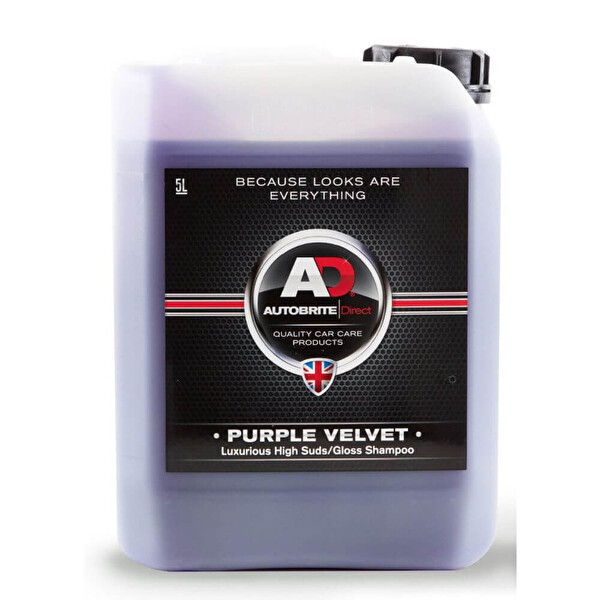 Auto Brite Purple Velvet Konsantre Cilalı Şampuan 5 L