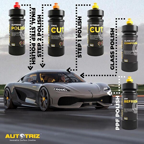 Autotriz Glass Cut Compound Cila 1 L GC1