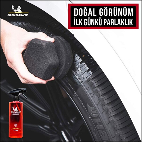 Michelin MC33573 500ml PRO Serisi Lastik ve Trim Parlatıcı Koruyucu ve Yenileyici Sprey