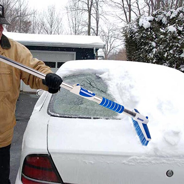 Michelin MC6866 Teleskopik Saplı 3’ü 1 Arada Kar Fırçası Buz Kazıyıcı ve Silecek Temizleyici