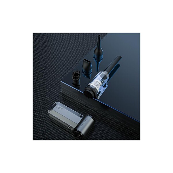 Hakopro HPF100 8000 PA Güçlü Vakumlu Çok Fonksiyonlu Araç İçi Şarjlı El Süpürgesi