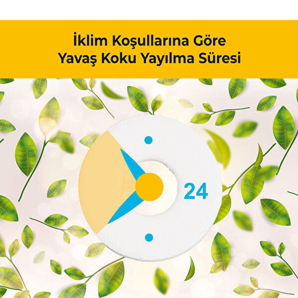 Mega Oto Market 2'li Paket Araba Havalandırma Klima Koku Klipsi Yedek Kartuş Pedi 5 Ad. Premium Safran Rüyası