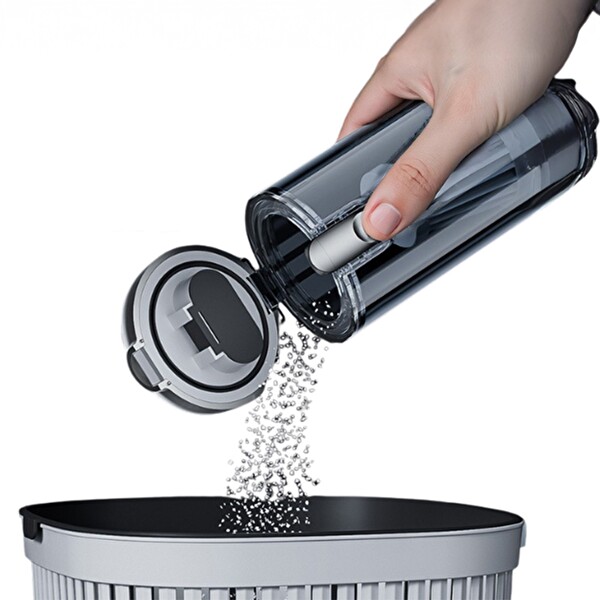 Mioji Mio 8 Plus 6000 mAh Vacuum Cleaner 16000 Pa Taşınabilir Araç ve Ev Mini Şarjlı Süpürge - Gümüş