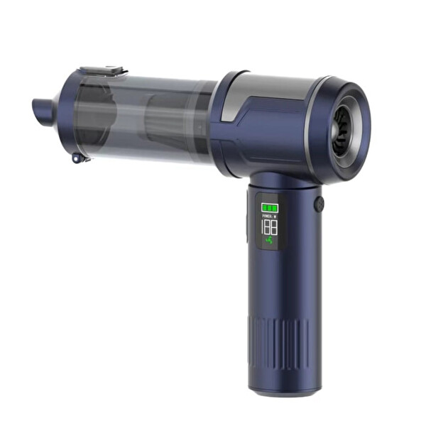 Hzl Store 20000 RPM Kablosuz Hava Üfleme ve Çekme Süpürgesi Type-C Şarjlı Ev Araba Ofis Temizlik Cihazı