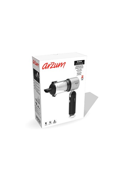 Arzum AR4500 RushX Araç İçi Süpürge 17000Pa 6'sı 1 Arada Şarjlı Kablosuz Güçlü Vakumlu El Süpürgesi