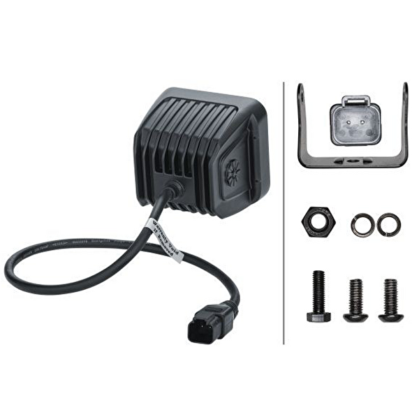 Hella 1FA358176-861 Off-Road Led Lamba 12V-24V Hareketli Montaj