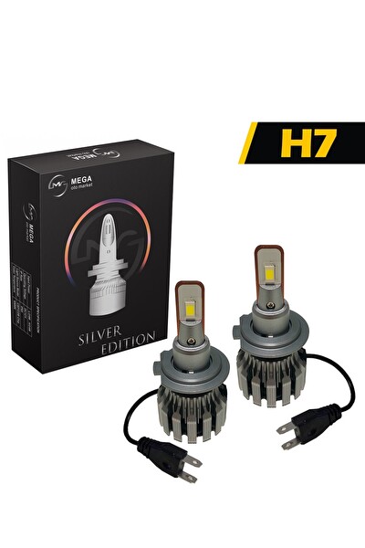 Mega Oto Market Slim Led Xenon V2 12-24 Volt Silver Edition CSP LED H1 H4 H7 H11 9006 9005