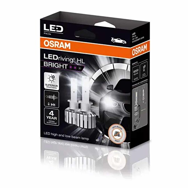 Osram 64150DWBRT-2HFB Led H1 12V 13W Bright Model Far Ampulü