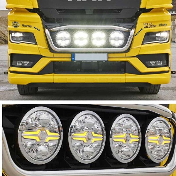 Hella Off-Road Valuefit Blade Led Uzun Far Krom 18W 9