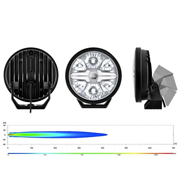 Hella Off-Road Valuefit Blade Led Uzun Far Siyah 18W 9