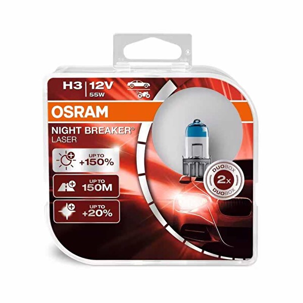 Osram Far Ampulü Night Breaker H3 12V 55W Halojen 64151NL