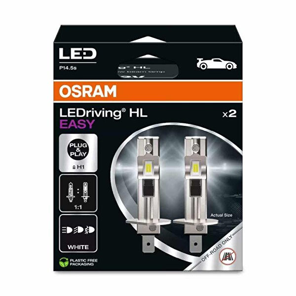 Osram Far Ampulü HL Easy H1 9W 1100LM 64150DWESY-2HB