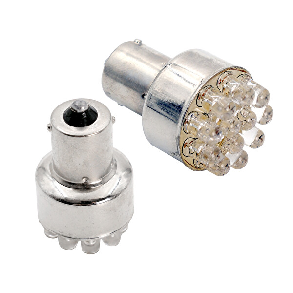 Mega Oto Market 93 Tip 12 Ledli 12V Park Led İç Aydınlatma Park Ampul Mavi - 2 Adet