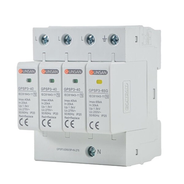 Günsan Valta Parafudr 4 Kutup 3P+N 275 V