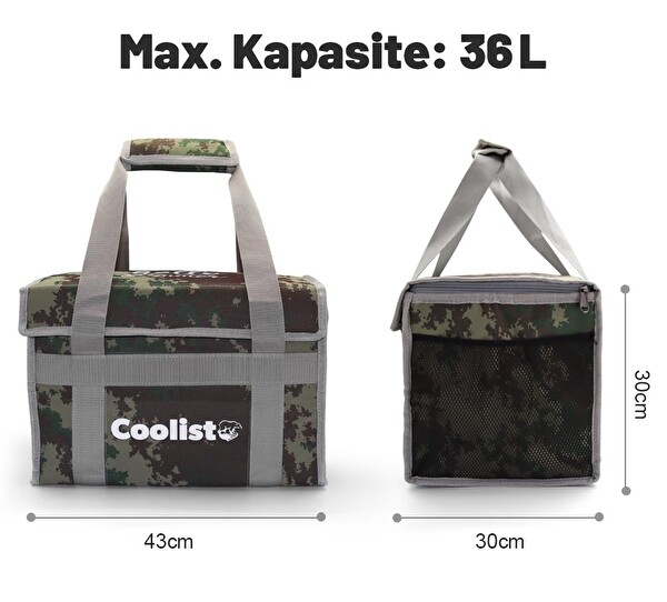 Coolist CL36C 36 Litre Katlanabilir Termos Bez Çanta - Buzluk