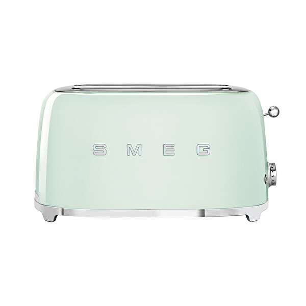 Smeg TSF02PGEU 2x4 Pastel Yeşil Ekmek Kızartma Makinesi ve KLF04PGEU 1.7 L Isı Ayarlı Pastel Yeşil Kettle Set
