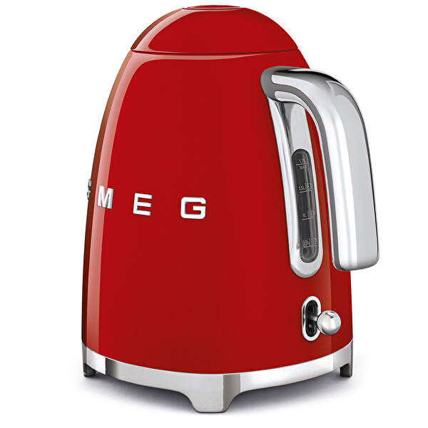 Smeg KLF03RDEU Kırmızı Kettle ve 1x2 TSF01RDEU Ekmek Kızartma Makinesi Seti